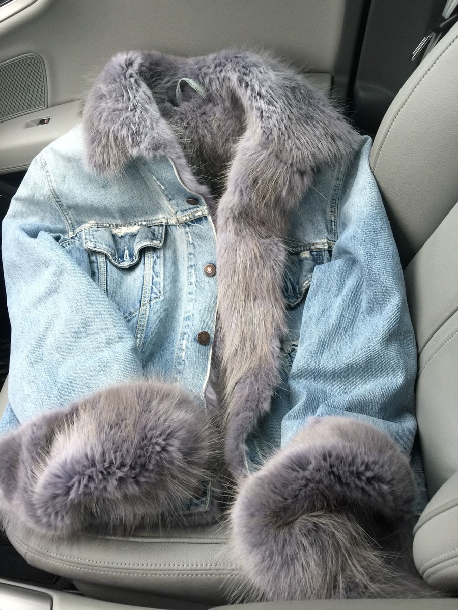 Теплая джинсовка