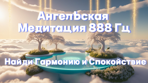 Ангельская Медитация 888 Гц: Найди Гармонию и Спокойствие