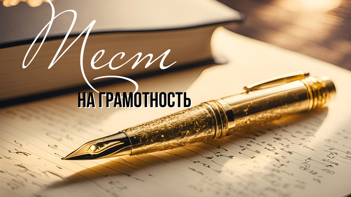Тест по русскому | грамотность