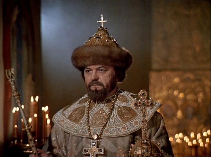 С.Ф.Бондарчук в роли Бориса Годунова