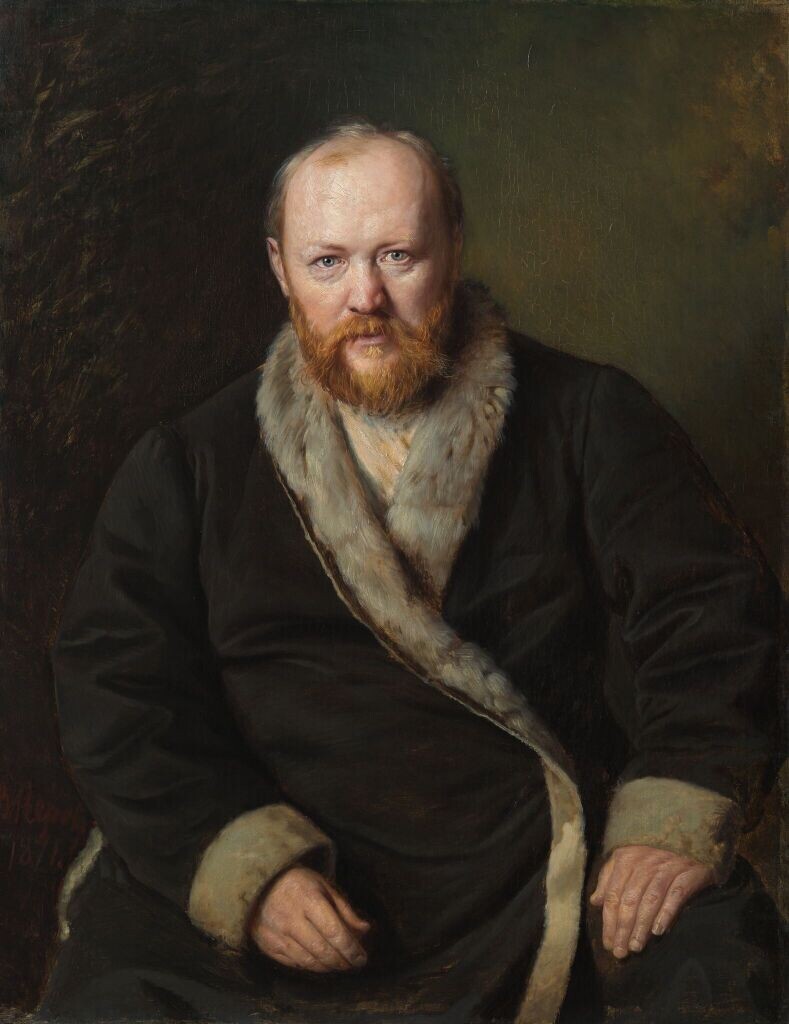 В. Перов Портрет А.Н. Островского. 1871 г.