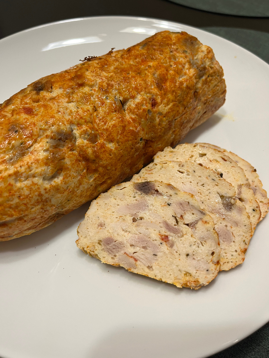 Домашняя куриная колбаса 