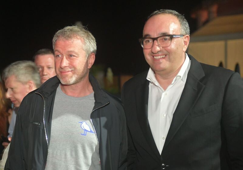    Роман Абрамович и Александр Роднянский* (справа). ФОТО: Komsomolskaya Pravda/Global Look Press