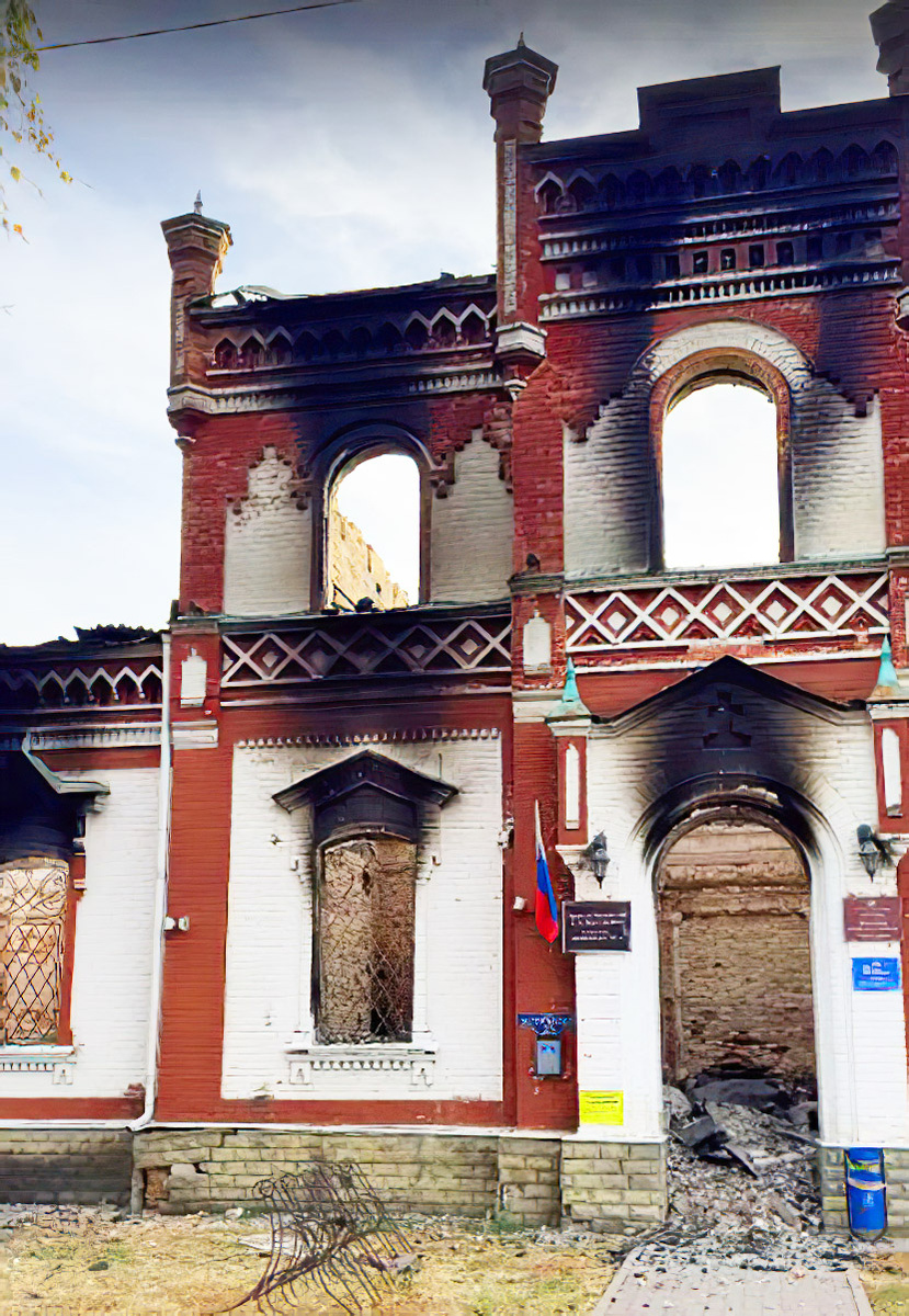 Дом Терещенко после атаки