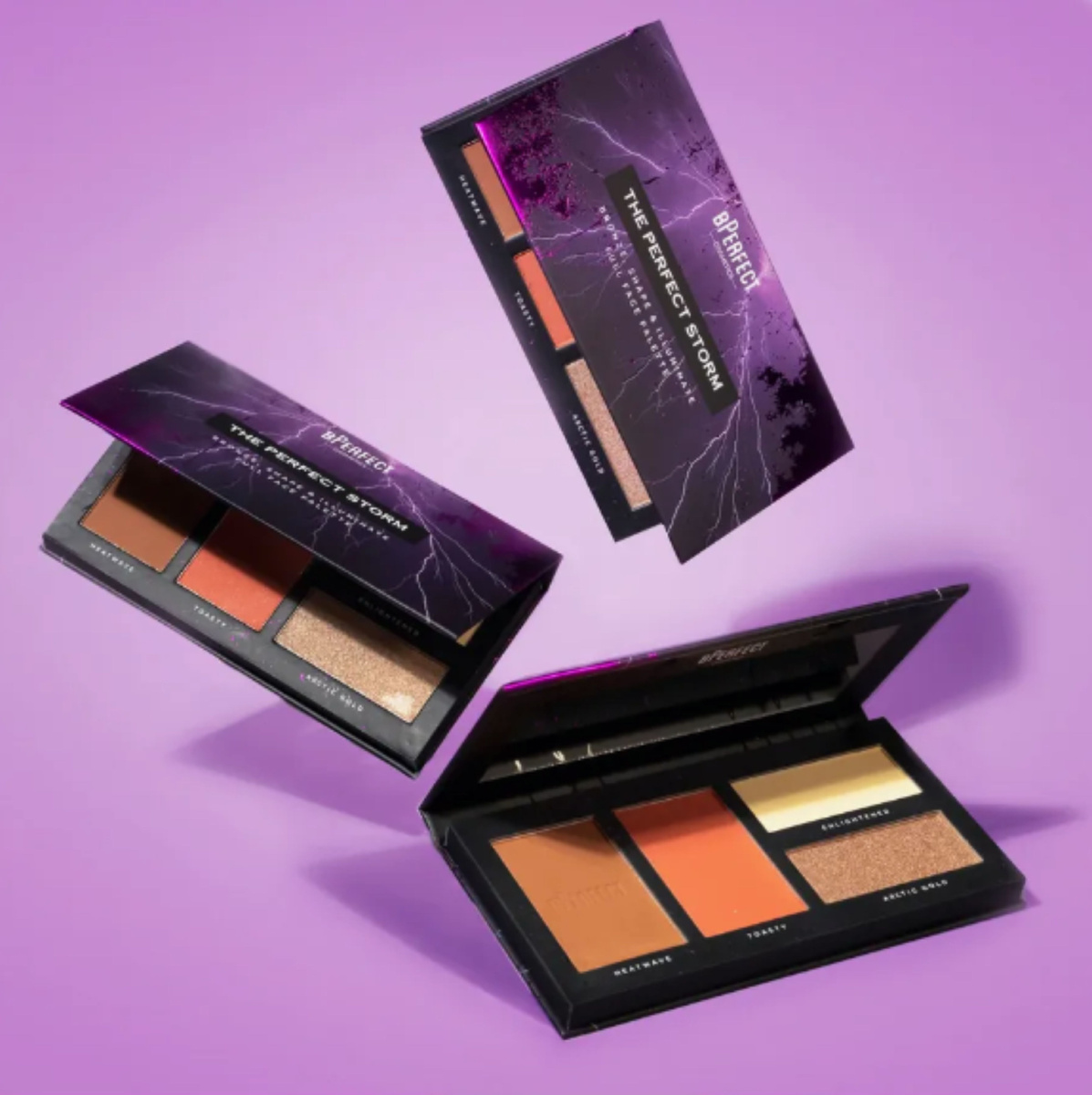 Палетка для контуринга от BPerfect 4-в-1: хайлайтер, румяна, скульптор для лица, тени для век, пудра. Профессиональная палетка с пигментированными пудровыми текстурами, легкой тушевкой и стойкостью на 24 часа.  

Одна контуринг-палетка заменяет целый набор косметики для макияжа: Хайлайтер для лица расставляет акценты и дарит сияние. Бронзер для лица придает легкий эффект загара, а блестки для лица подчеркнут его. Румяна для лица дарят свежий и отдохнувший вид. Пудра для лица - фиксатор для макияжа выравнивает тон и текстуру кожи. Блестки для лица легко тушуются и не забивают поры. Текстуры идеально ложатся и сохраняют насыщенность 24 часа! 

Используя эту палетку, ты сможешь подчеркнуть свою естественную красоту, выразить индивидуальность и создать неповторимый образ!