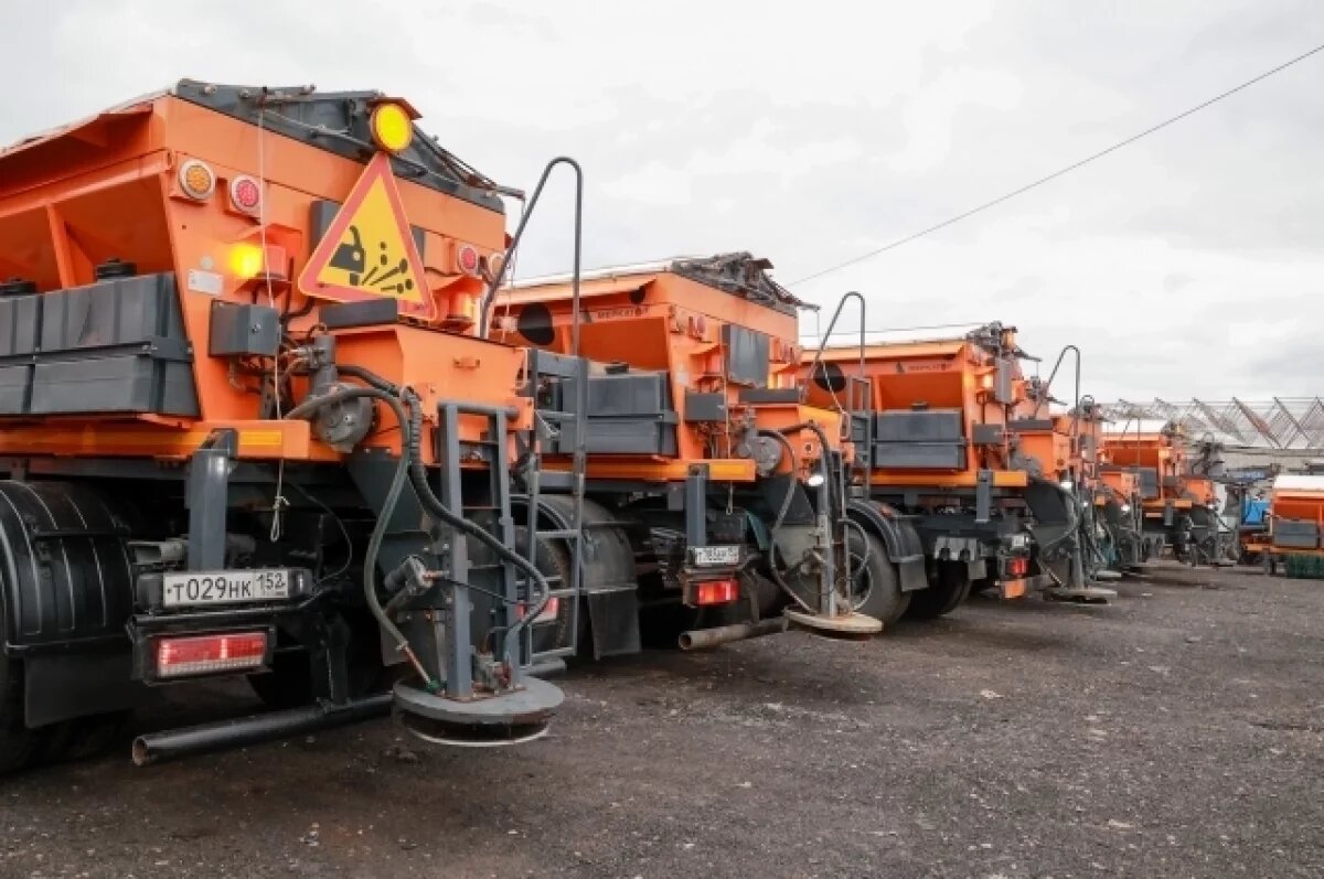    Смотр снегоуборочной техники прошел в Нижегородском районе Нижнего