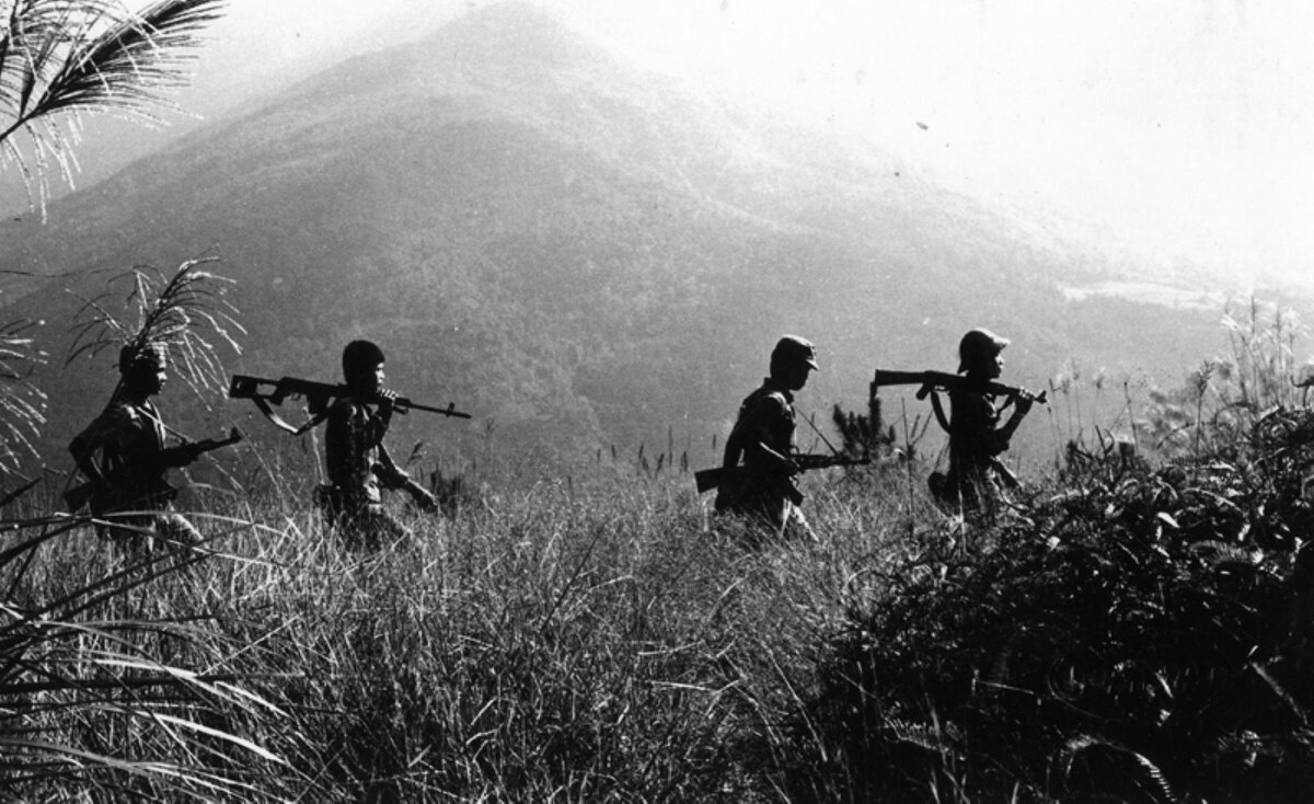 Вьетнамцы патрулируют границу с Китаем, 1979 год