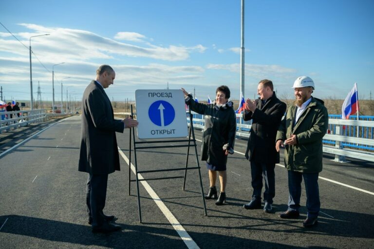    Денис Паслер открыл движение по путепроводу на дороге Ивановка — Сорочинск — Ташла Кристина Просвиркина