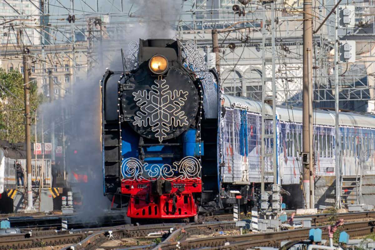 @telerzd / Telegram📷Поезд посетит более 60 населенных пунктов в Сибири, на Дальнем Востоке и Урале