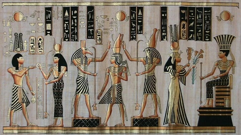 Взято из интернета. Коронация Фараона.