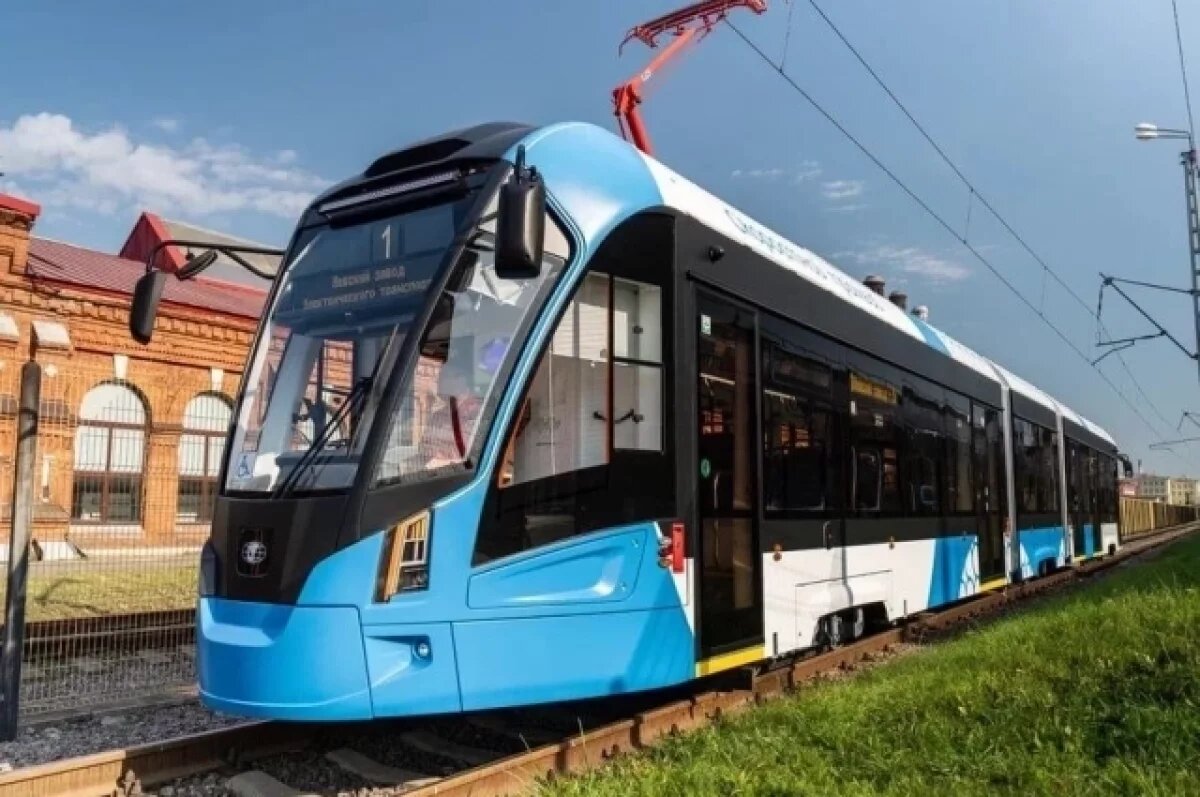   В Волгограде началась обкатка новых трамваев «Невский»