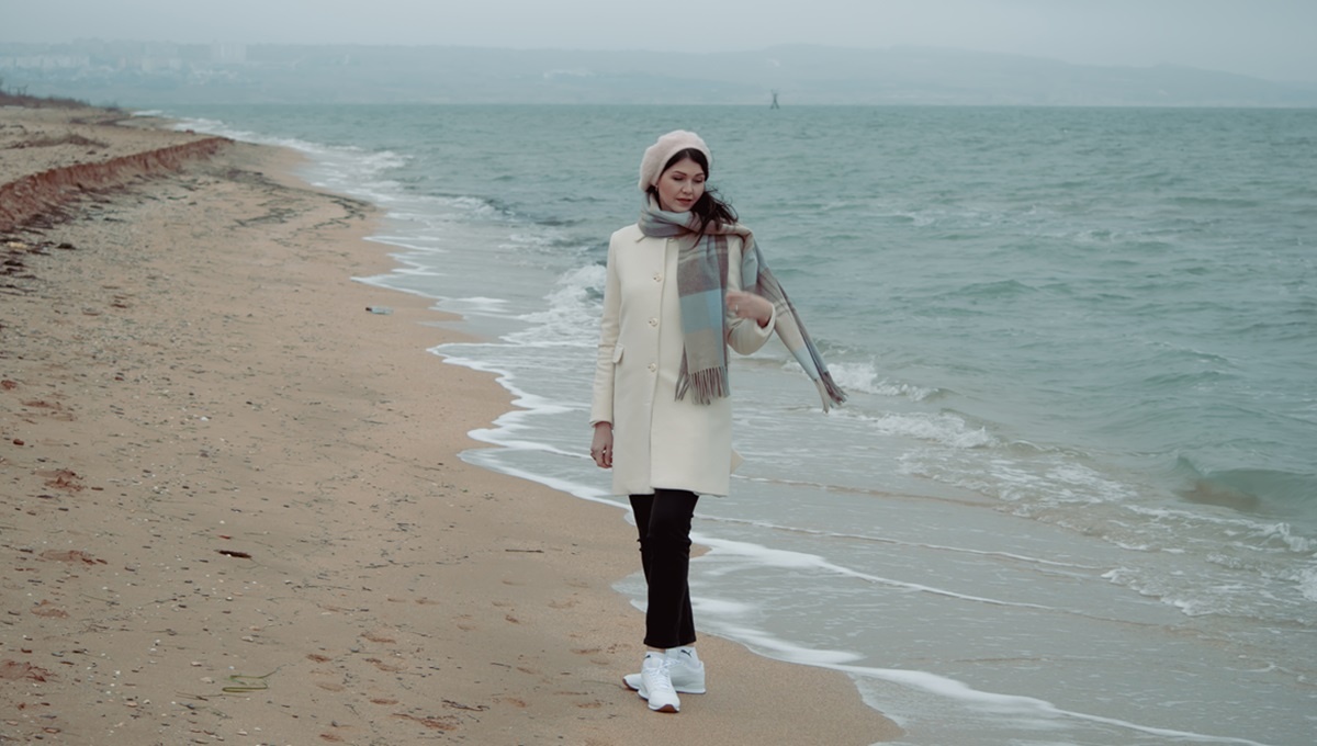 Вот это пальто Benetton. Фото 2020 г.