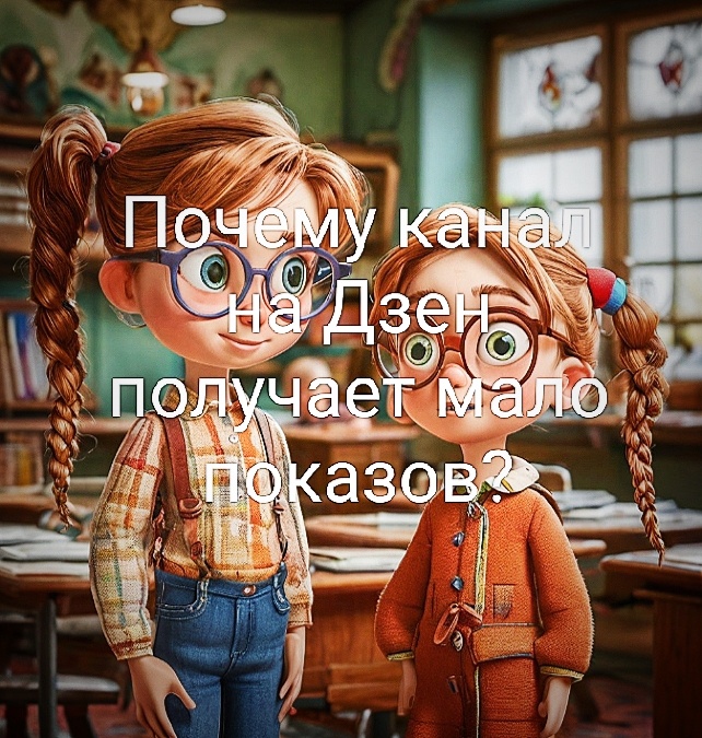 Почему канал на Дзен получает мало показов 