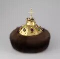 Шапка Мономаха второго наряда царя Петра Алексеевича. Москва. 1682.
