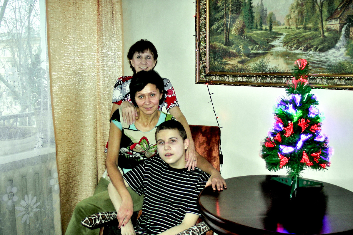 Январь 2014 год. Мама, Инна и Илья