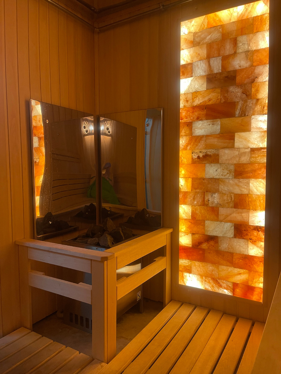 Очень уютная парная-от внутреннего вида прям релакс наступает