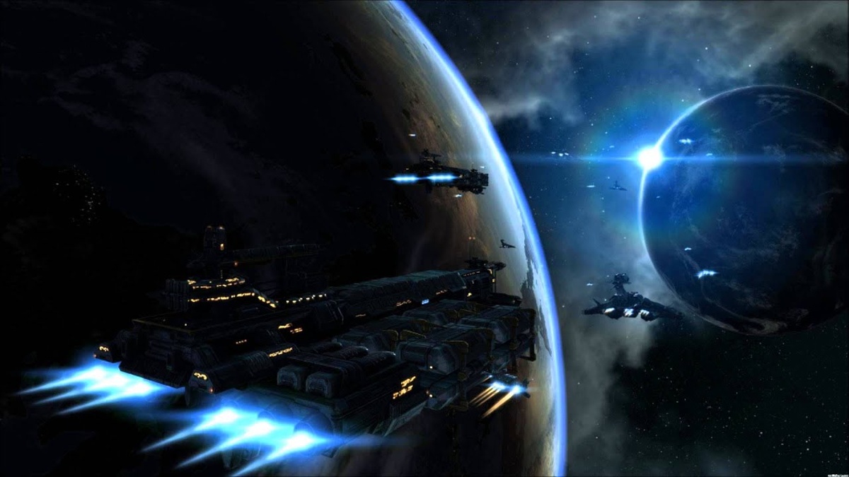Освоение нового мира глазами художника игры Terran Conflict. Скрин игры.2008г.