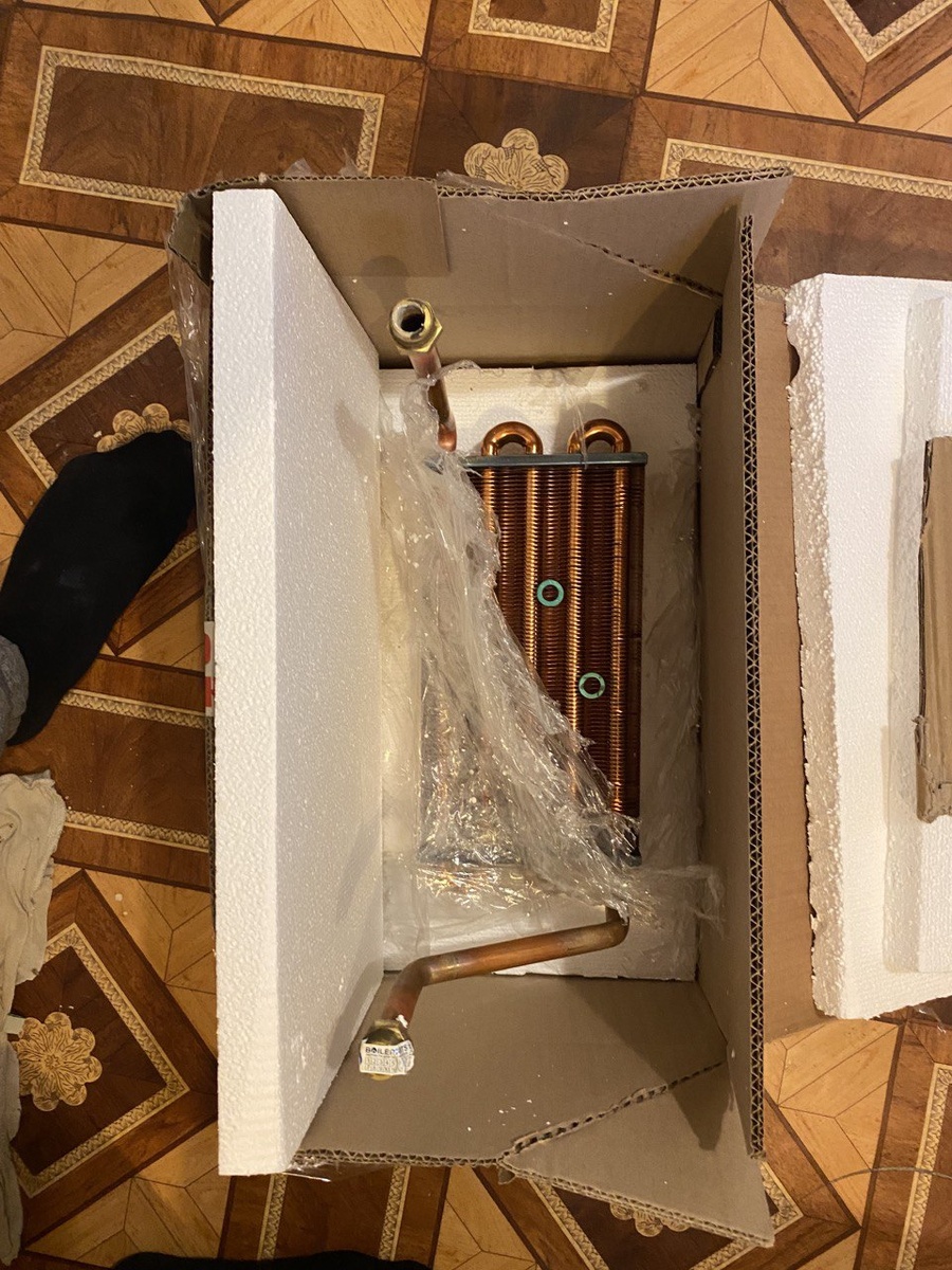 Теплообменник был доставлен в отличном состоянии.