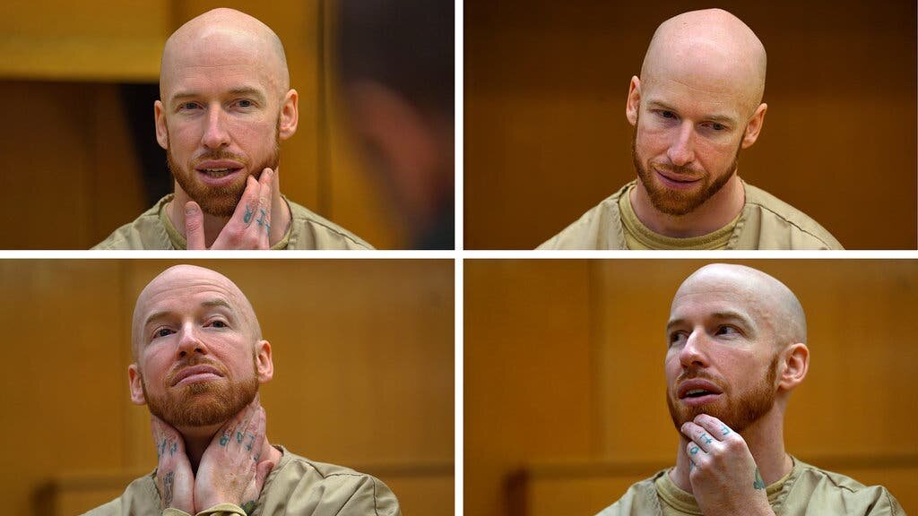 Заключённый Джереми Уилсон во время интервью 29 января на острове Райкерс. «Обо мне ходит так много ложной информации, — сказал мистер Уилсон, — что никто не может с абсолютной уверенностью сказать, кто я такой»