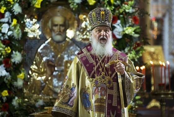    Встреча ковчега с частицей мощей святителя Николая Чудотворца в храме Христа Спасителя в Москве