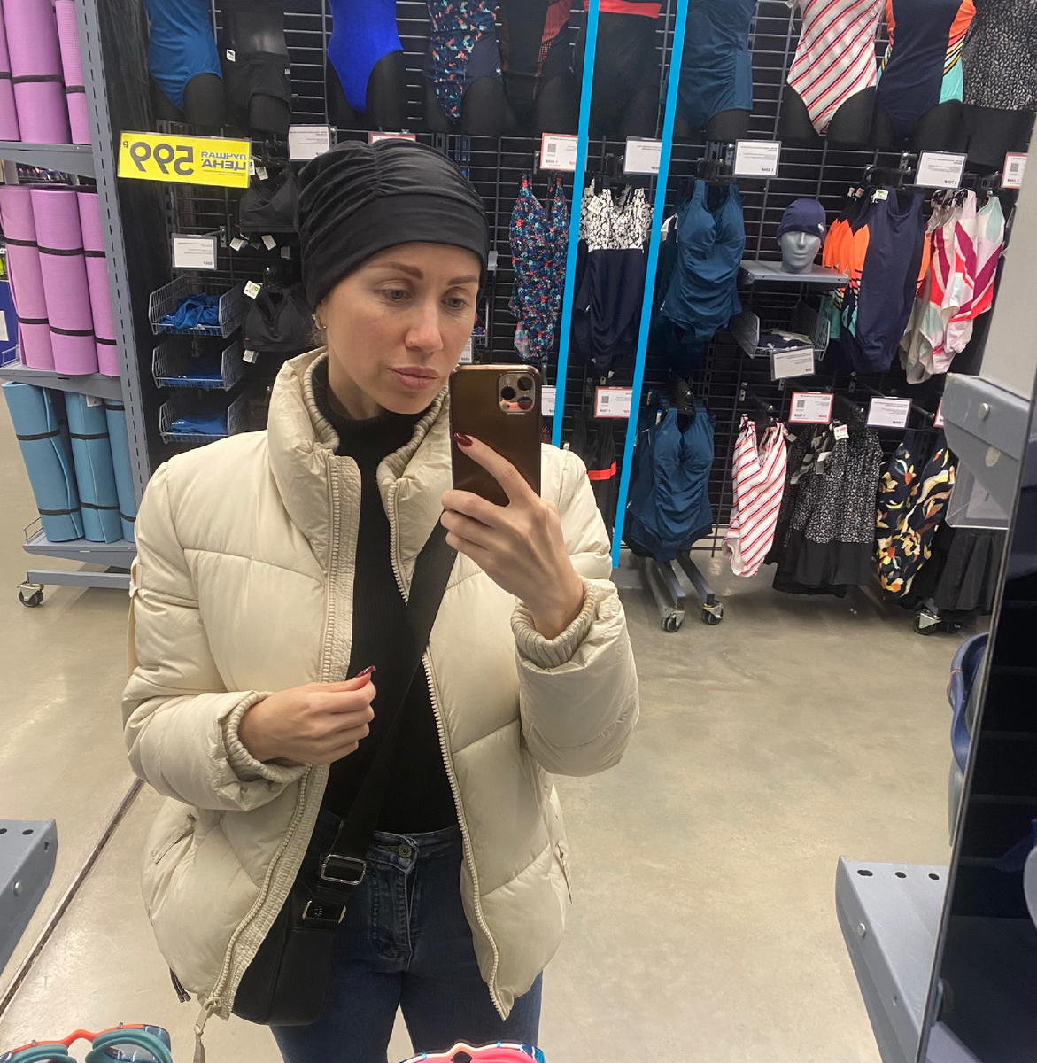 Нашла минимальной yblюбочности шапку для бассейна 😀