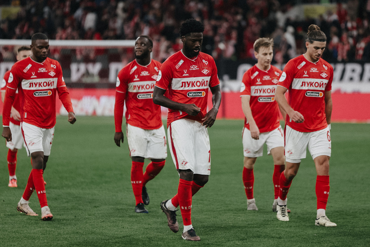 Игроки "Спартака" после матча с "Краснодаром". Фото ФК Спартак 