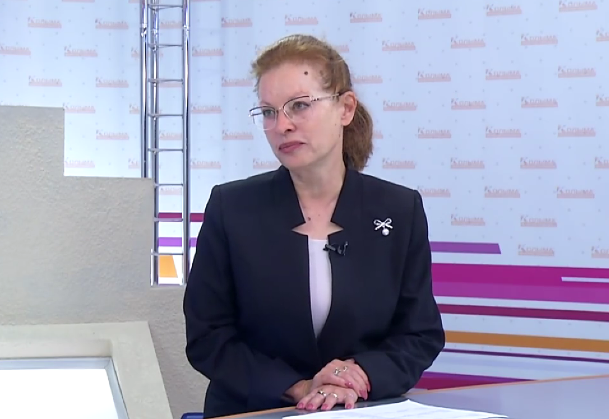 Наталья Твердохлебова/ скриншот эфира ТВ-Колыма-Плюс