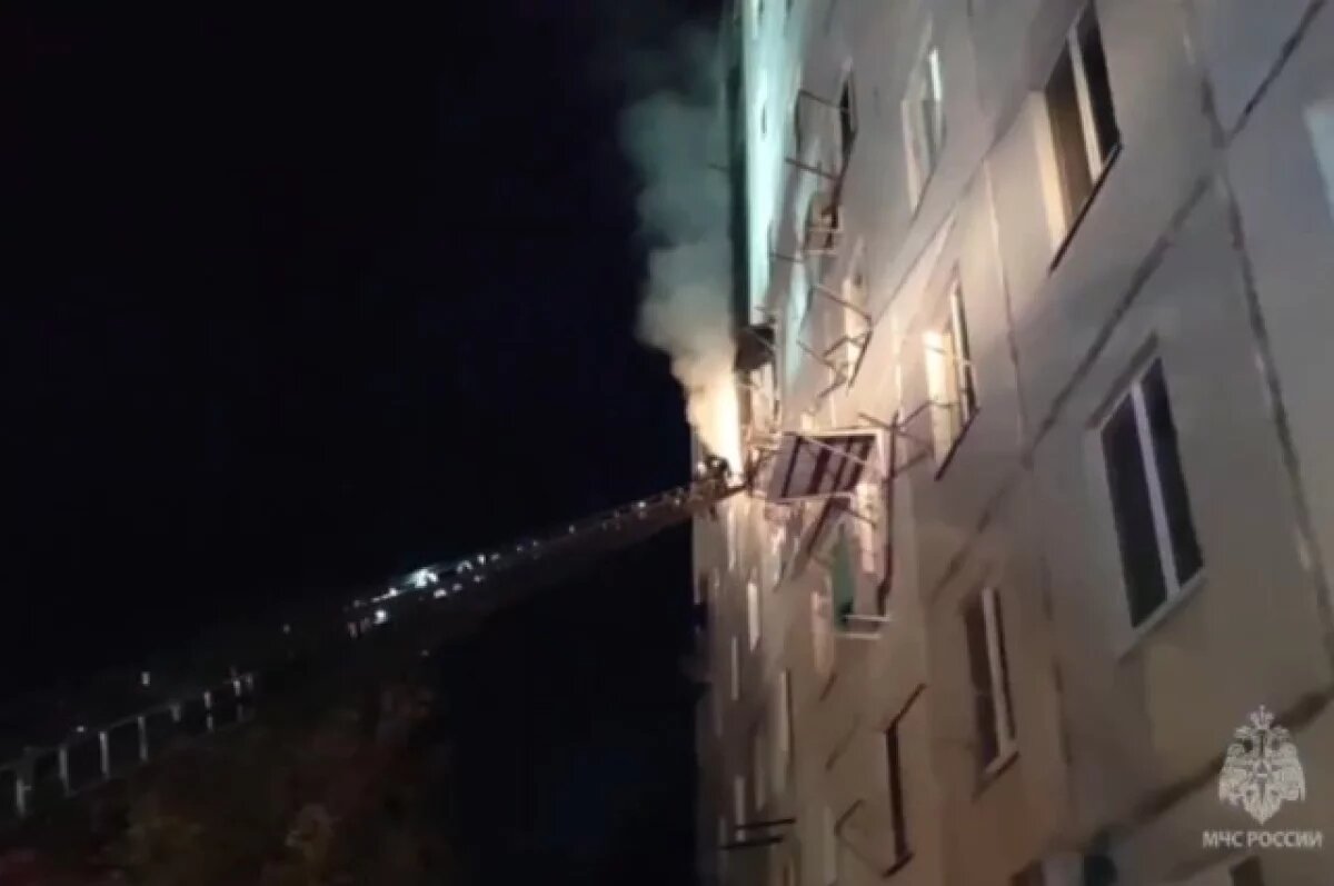    Мужчина погиб во время пожара в многоквартирном доме в Уфе