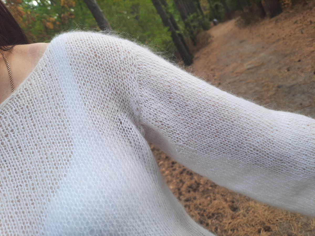 Паутинка из мохера