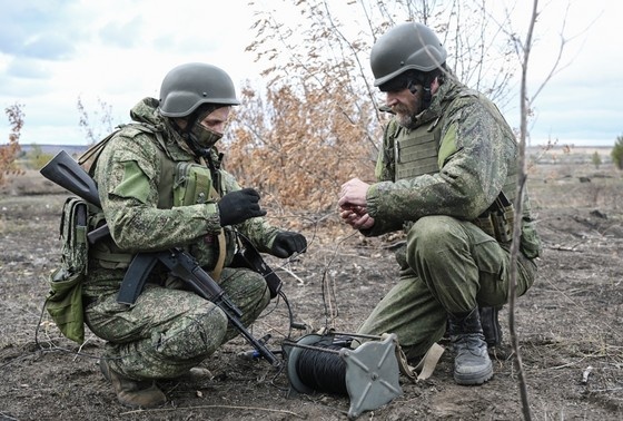    Военнослужащие 1430-го гвардейского мотострелкового полка ВС РФ