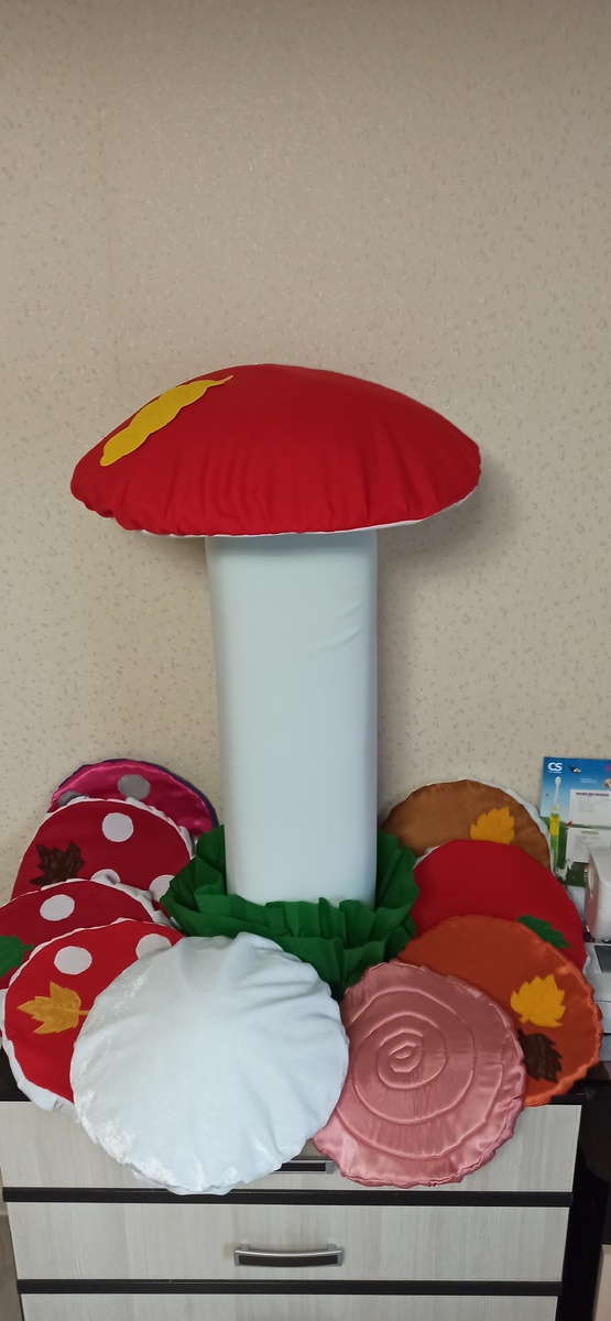 Грибная полянка шляпок