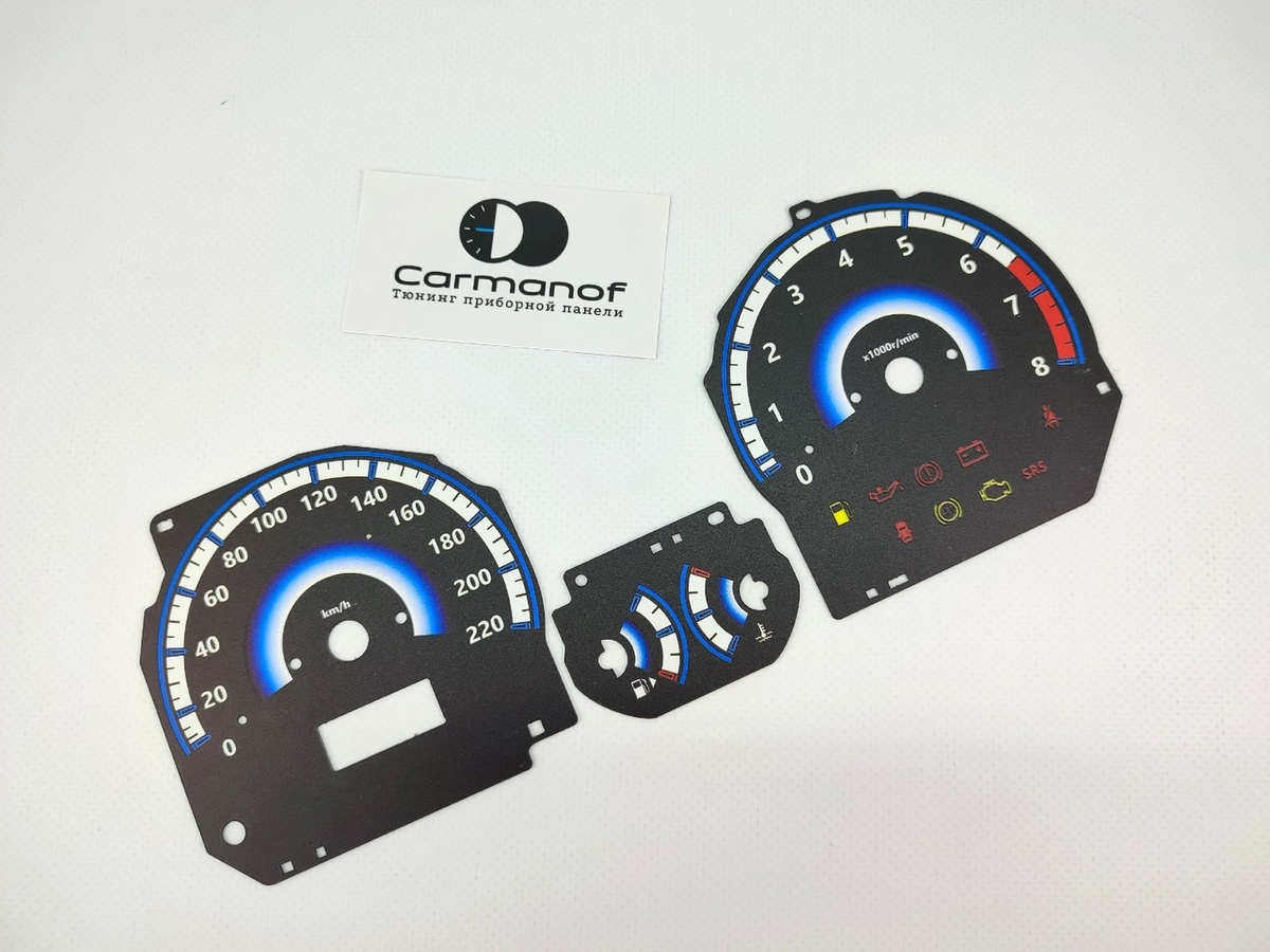 Carmanof  – ведущий производитель тюнинговых шкал панелей приборов для автомобилей, 3D колец и мелкой автоэлектрики.