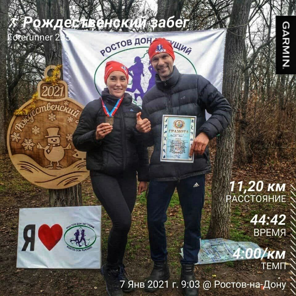 Рождественский забег 2021 года. 