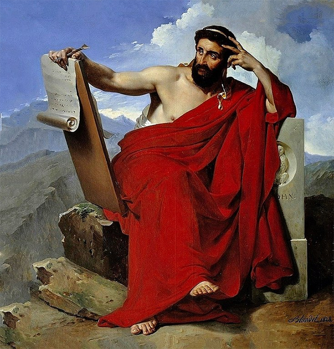 Мерри-Жозеф Блондель. Портрет Солона, законодателя и поэта Афин, 1828. Музей Амьена и Пикардии, Франция