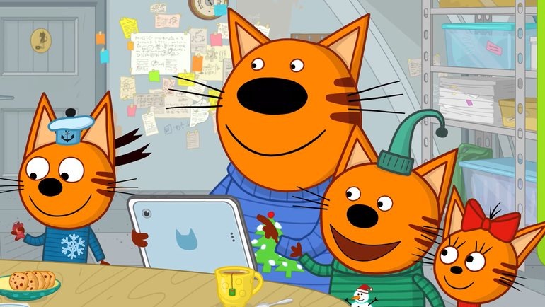    Кадр из мультфильма «Три кота. Зимние каникулы», реж. Дмитрий Высоцкий / НМГ