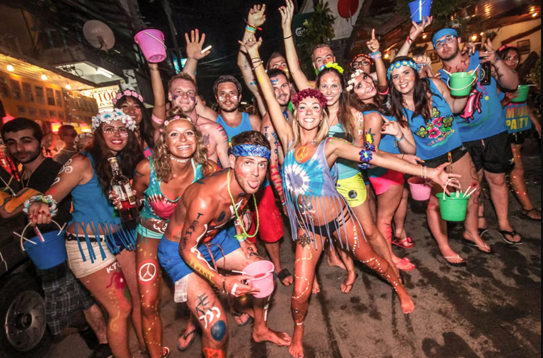 Вечеринка Full Moon Party на острове Панган