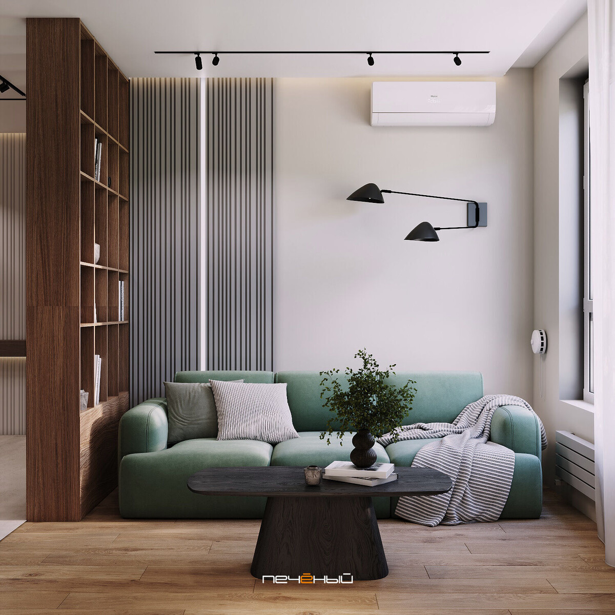 Дизайн кухни-гостиной