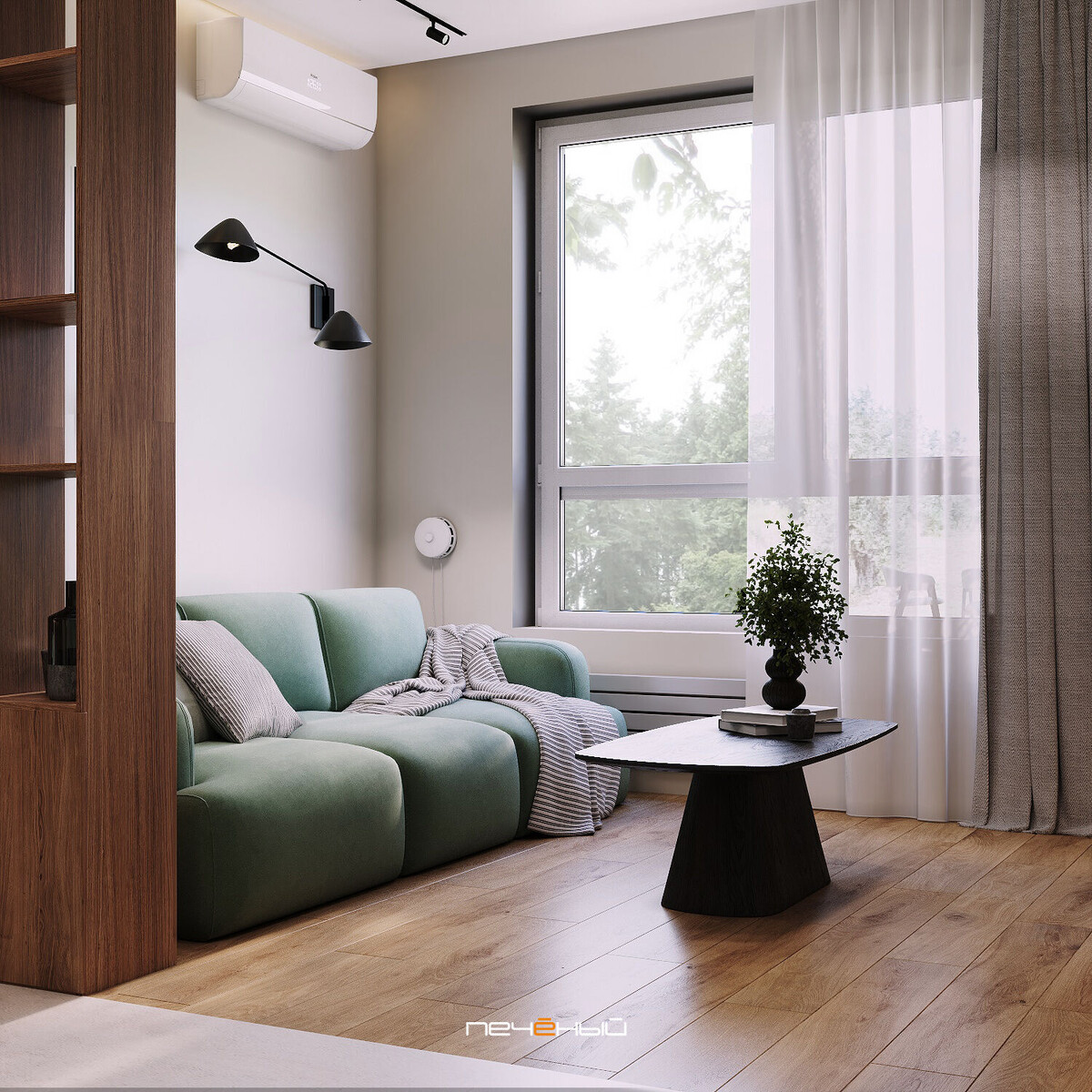 Дизайн кухни-гостиной