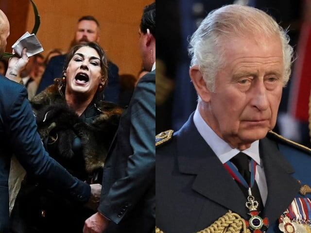 Лидия Торп и Король Великобритании Карл III