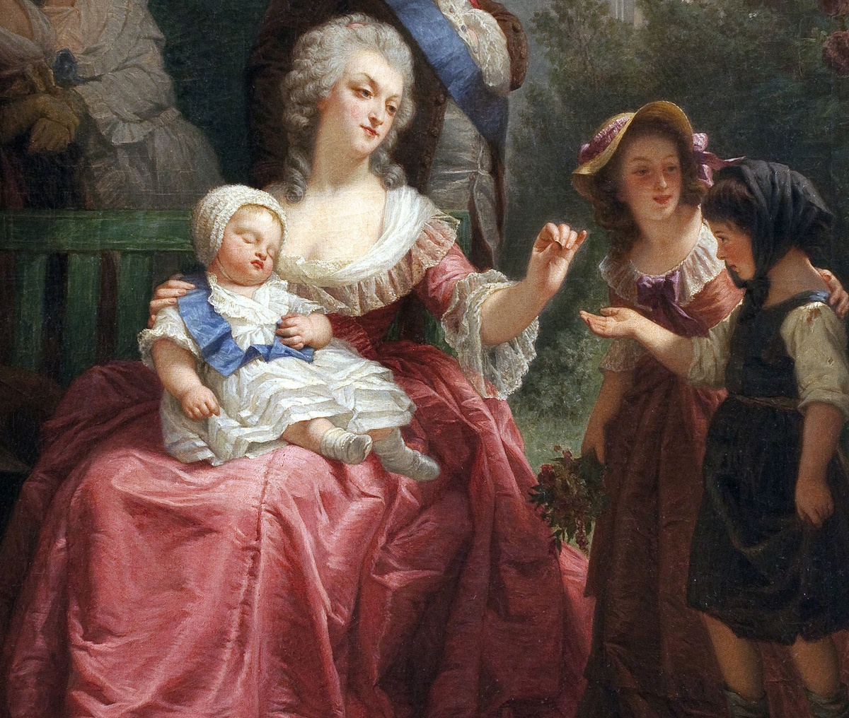 Мария-Антуанетта в саду Версаля