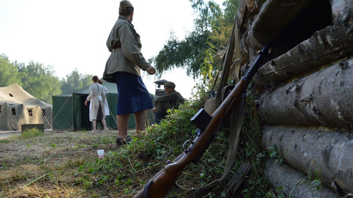Главный реквизит исторического военного проекта. Фото из личного архива автора.