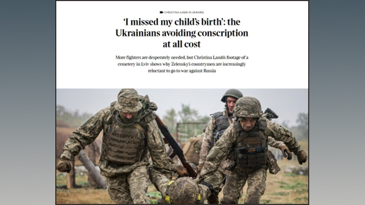    Враг на последнем издыхании? //Скриншот страницы с сайта The Times