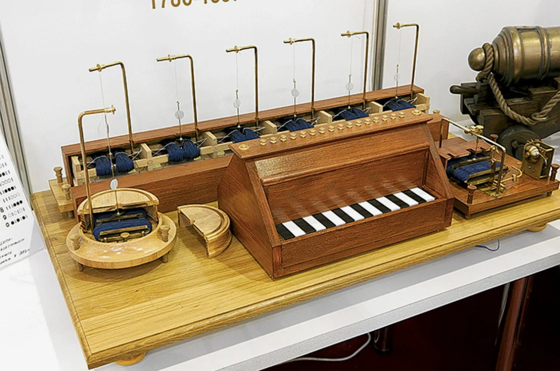 Электромагнитный телеграф. Изобретатель Павел Львович Шиллинг (1786–1837).