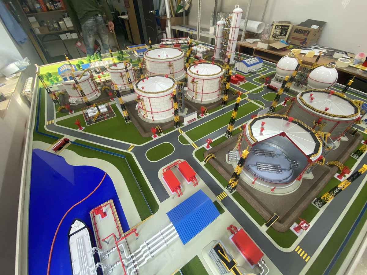 Промышленные макеты