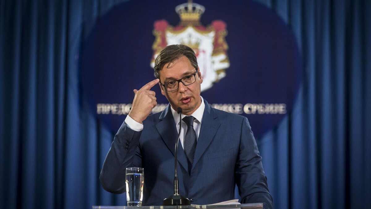 Президент Сербии Александр Вучич. (фото из открытых источников)