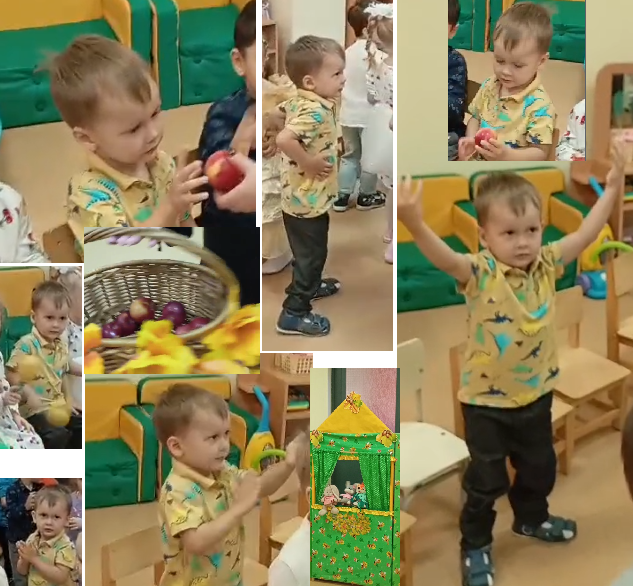 Несколько стоп-кадров с утренника Праздник осени 2024. Сам обувался =)