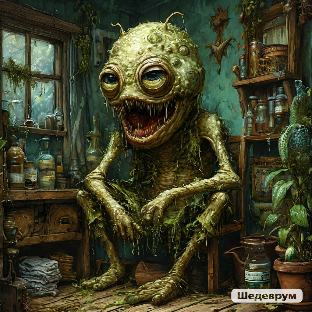 Шедеврум v2.0, кстати, тоже оказался под впечатлением от этой фразы и такооого нарисовал...