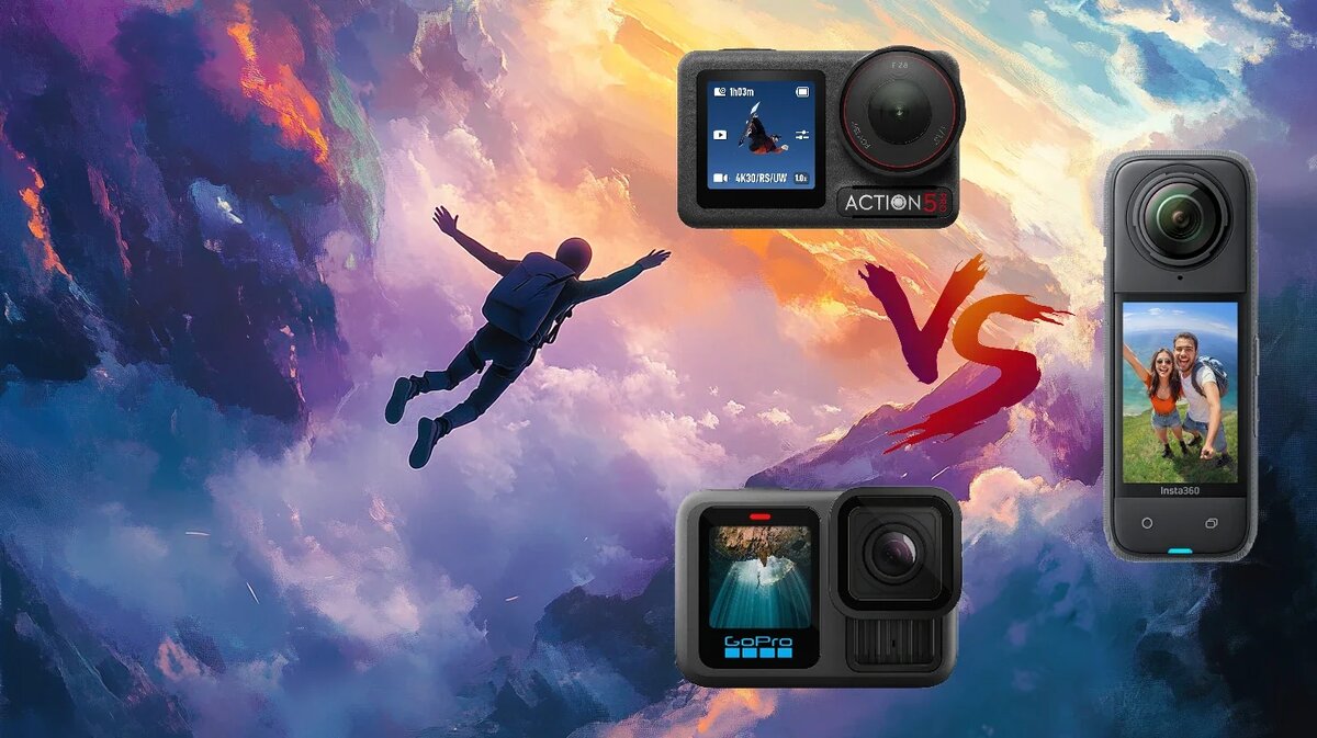 DJI Osmo Action 5 Pro vs GoPro HERO 13 Black vs Insta360 X4