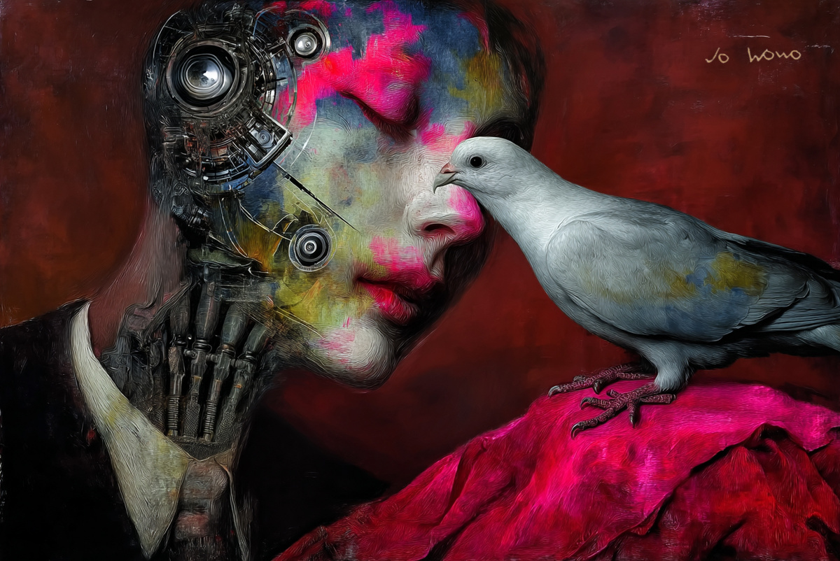 Reflection on the coexistence of technology and nature - By Jo Wowo  ♦ https://www.facebook.com/groups/406255198554047/posts/711241958055368/