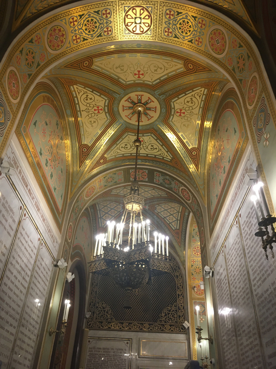 Интерьер Храма Христа Спасителя